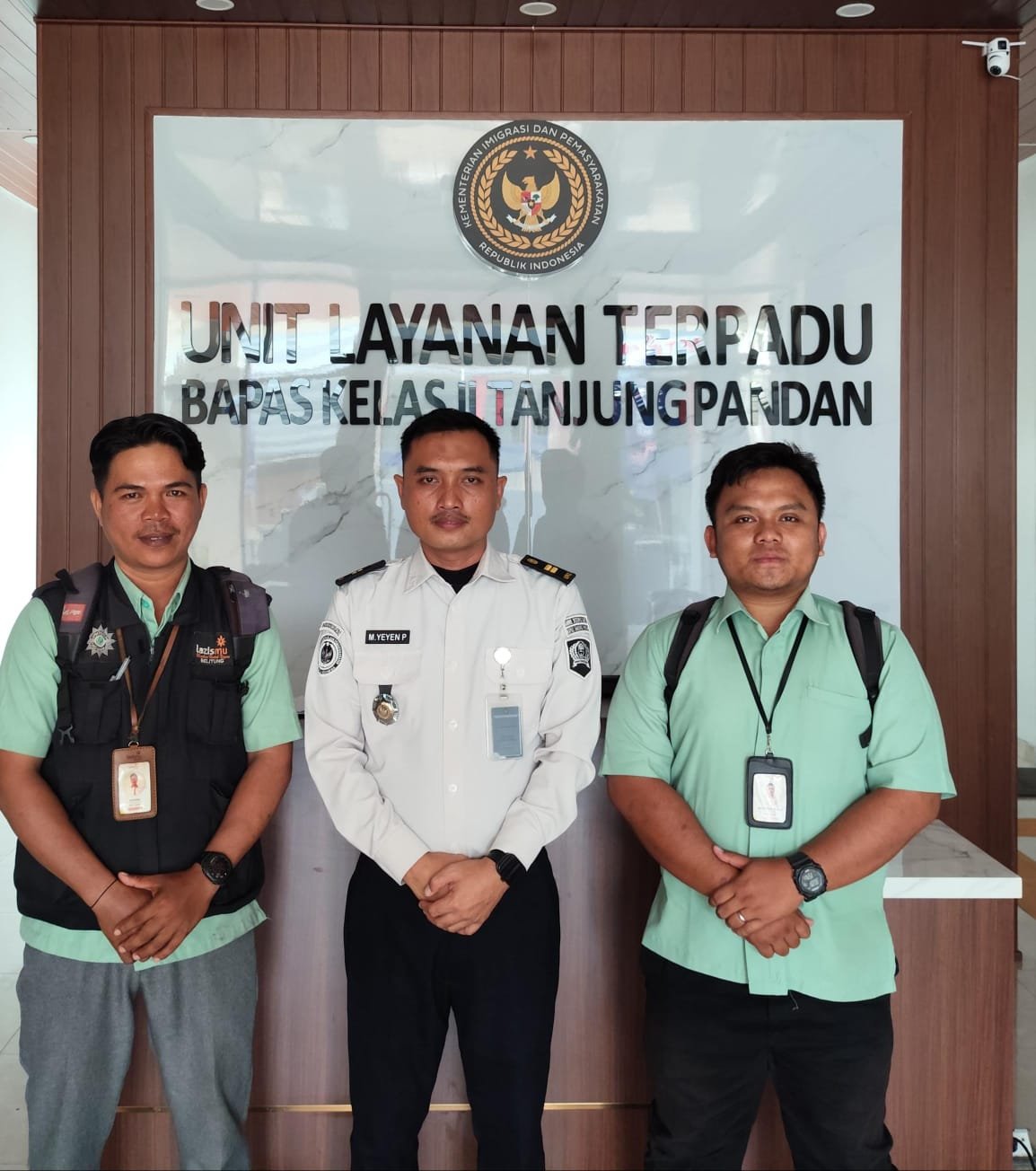 Sisihkan Penghasilan untuk Berbagi, Bapas Tanjungpandan Salurkan Infak melalui Lazismu Belitung